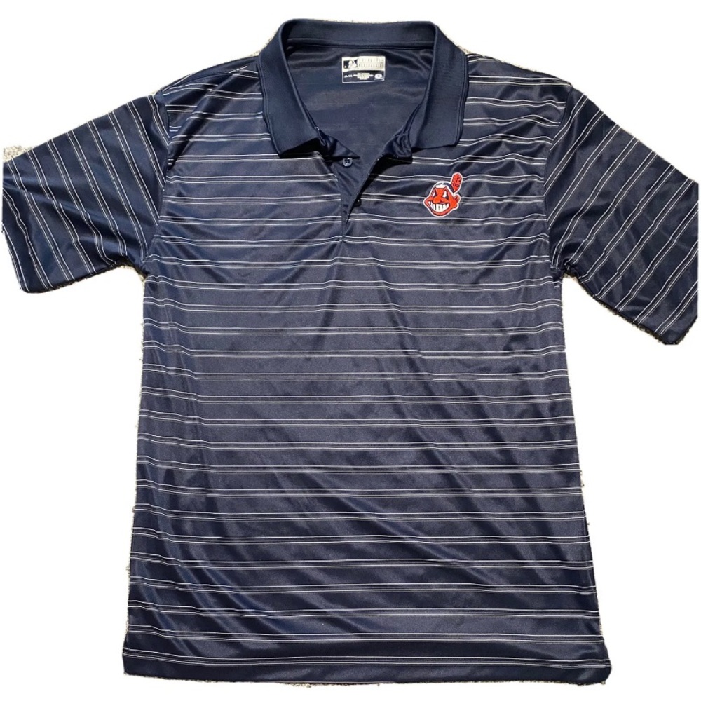 2XL Mens polo, Genuine Merchandise, Cleveland Indians, Chief Wahoo Embroidered